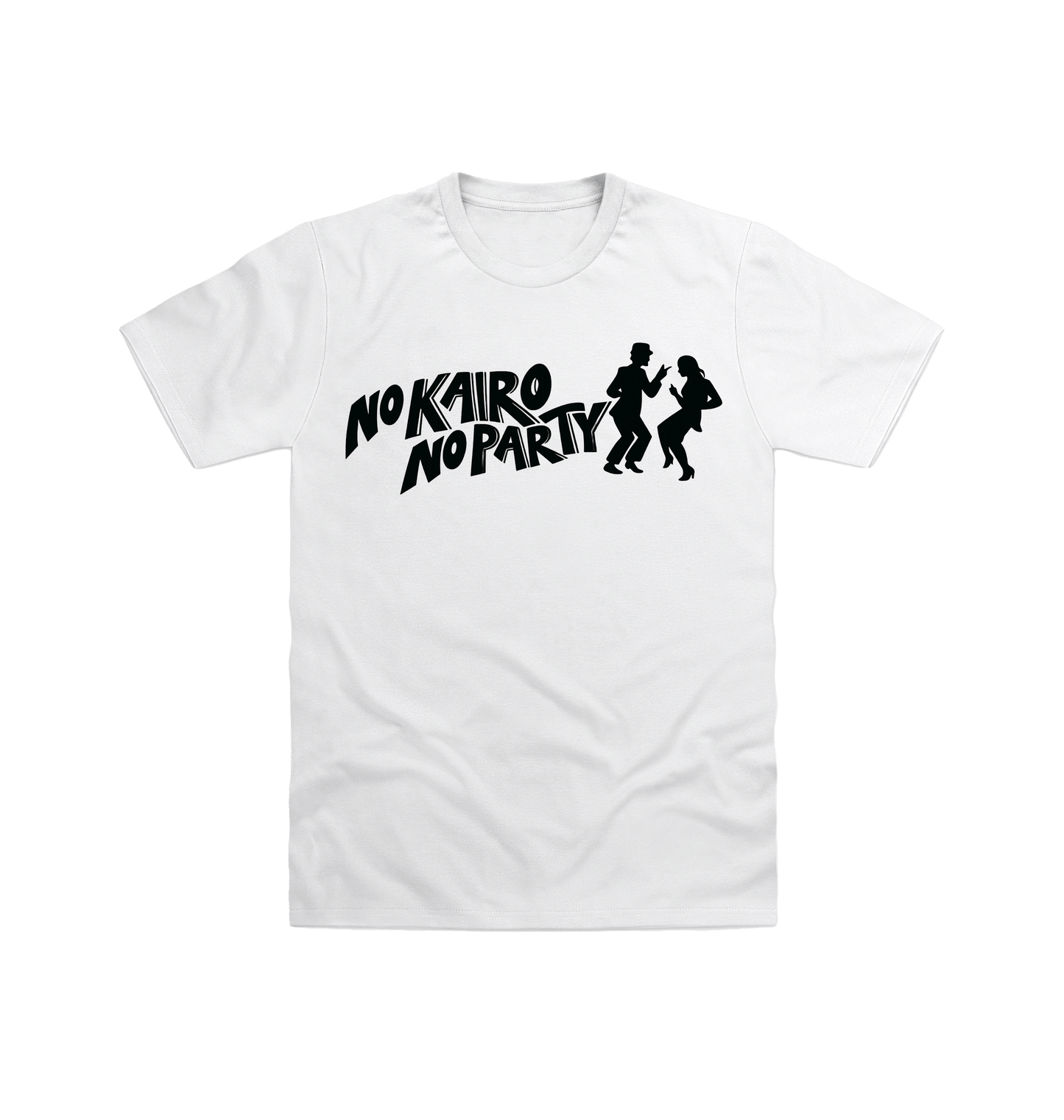 White Printed T-shirt Front
