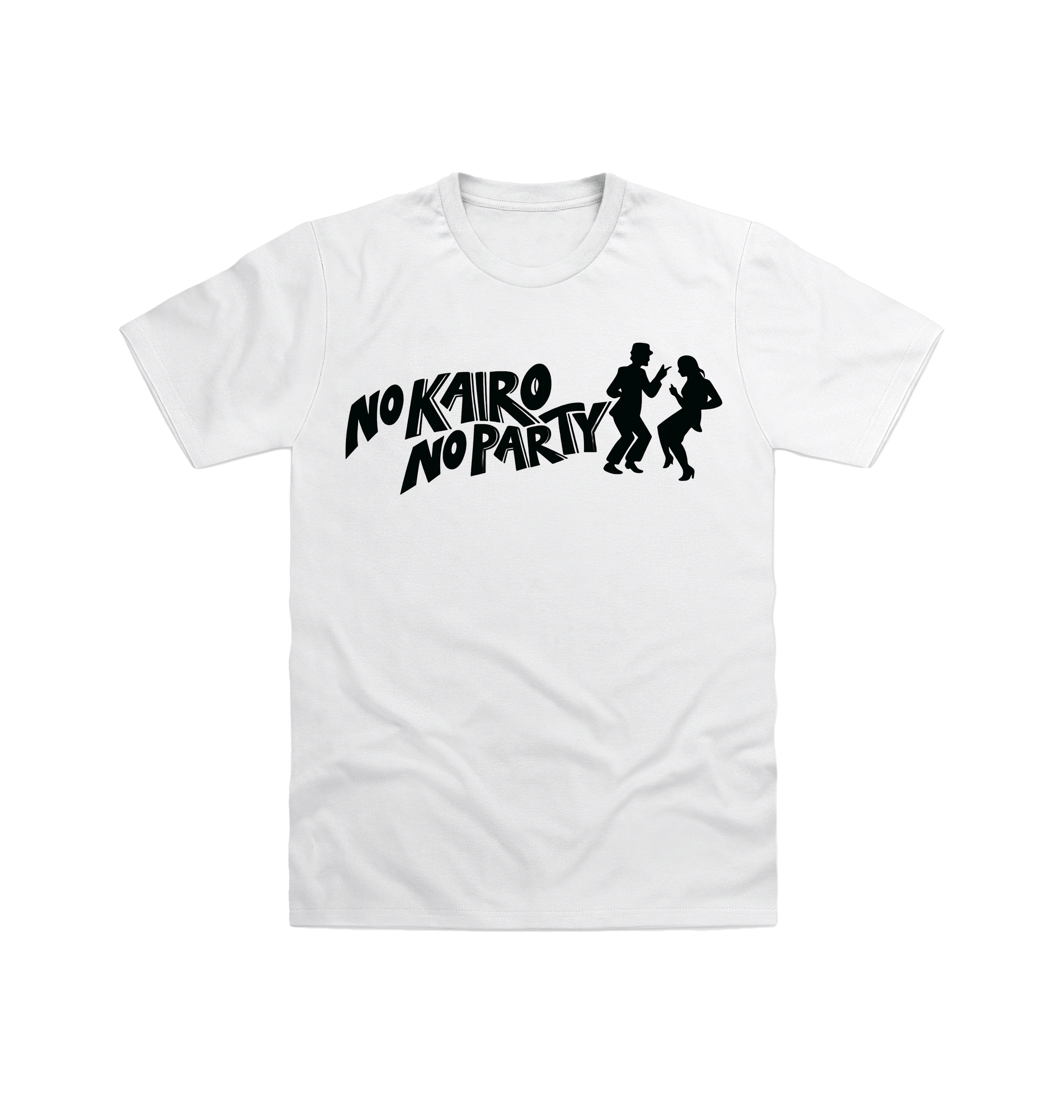 White Printed T-shirt Front