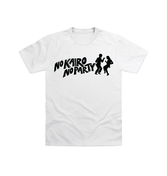 White Printed T-shirt Front